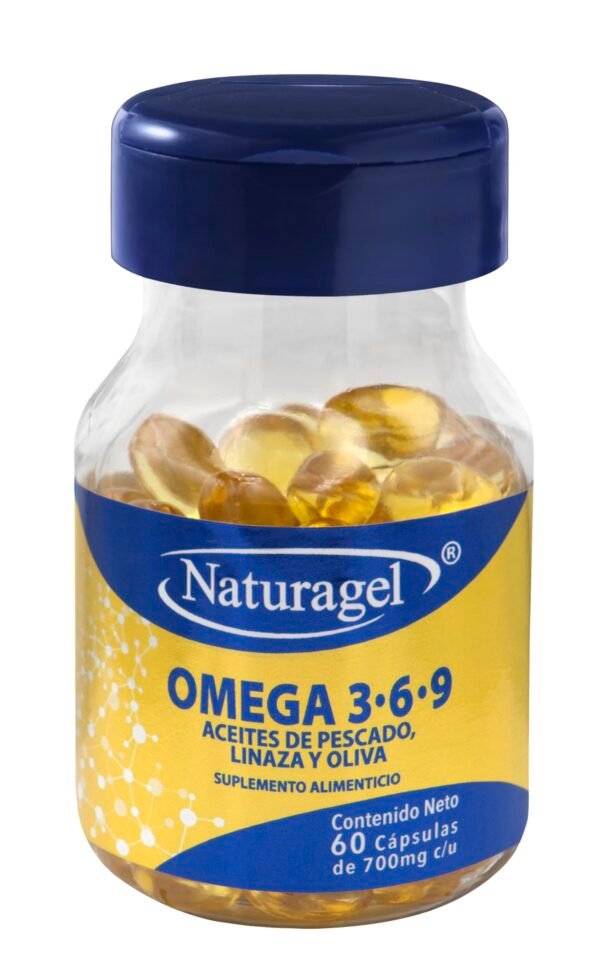 Omega 3-6-9 (Pescado, Linaza y Oliva) 60 SoftGels