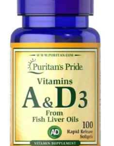 Puritan's Pride Vitamins A&D3 x 100s
