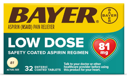 Bayer ASA 81mg x 32s Bayer Low Dose Aspirin 81mg