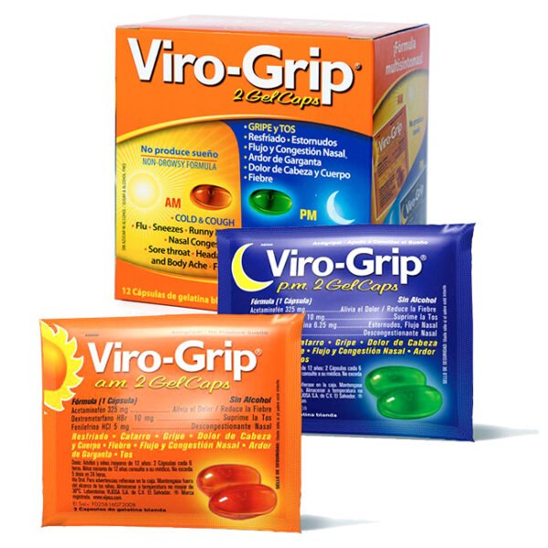 Virogrip Viro Grip Gel Caps (Day/Night)