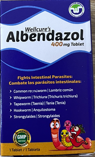 Albendazol 400 mg tablet
