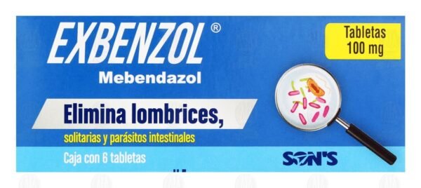 EXBENZOL -Mebendazol 100 mg  tablets