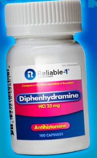 Diphenhydramine 25mg