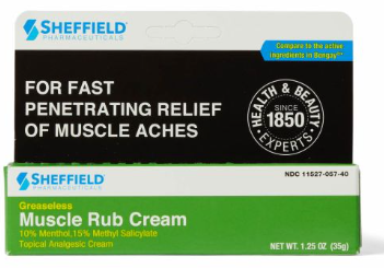 Muscle Rub Cream Scheffield