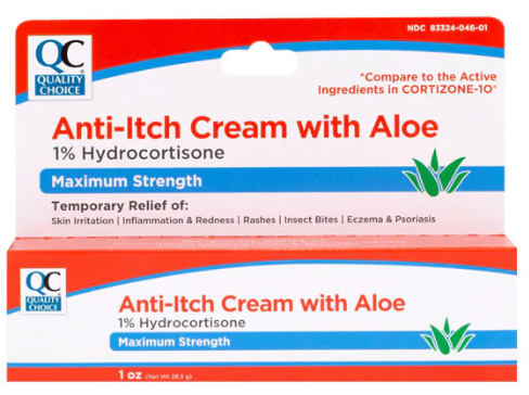 Anti Itch Cream with Aloe vera
