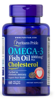 Omega-3 fish oil plus Cholesterol Support Omega-3 Fish Oil 1000mg Plus