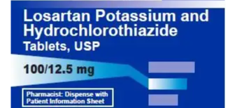 Losartan 100mg/Hydrochlorothiazide 12.5mg