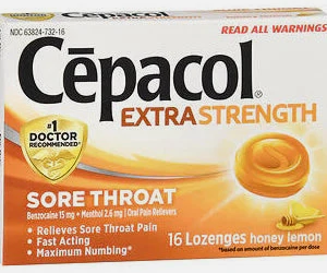 Cepacol ES Sore Throat Honey Lemon Flavor
