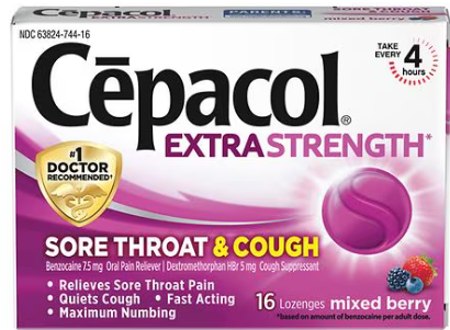 Cepacol Sore Throat & Cough Cepacol ES Sore Throat & Cough