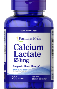 Calcium Lactate 650mg Calcium Lactate 650mg