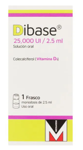 Dibase 25,000 UI/2.5ml