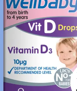 Wellbaby Vit D drops