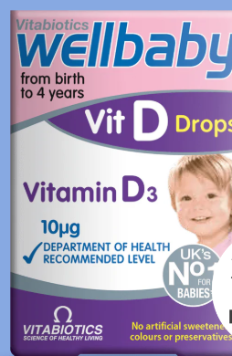 Wellbaby Vit D drops